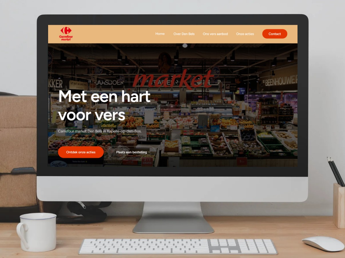 Carrefour Market Den Bels website
