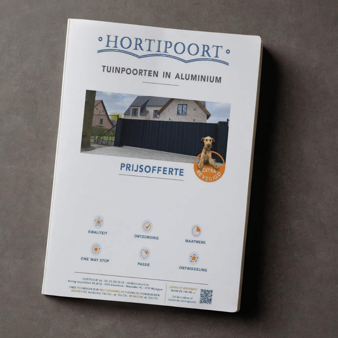 Hortipoort prijsofferte opmaak – grafisch ontwerp door Kantoor Kameleon